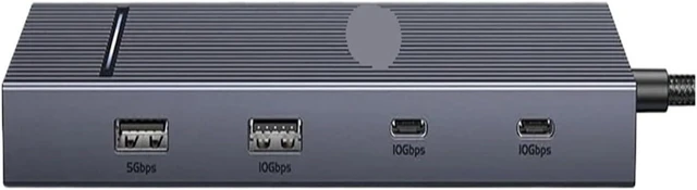 Alt view image 3 of 3 - USB C HUB Splitter for Docking Station 10Gbps 4K60Hz HDMI USB3.2 PD100W(8-in-1 SDTF)