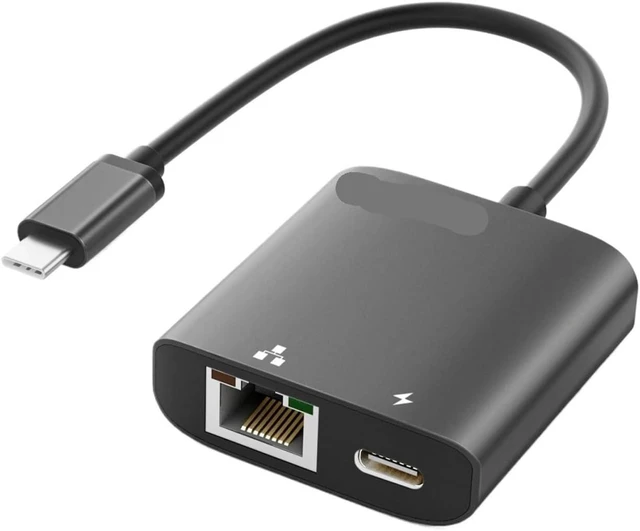 Main image of TC35 2-in-1 USB HUB to RJ45 1000M Docking Station PD100W Fast