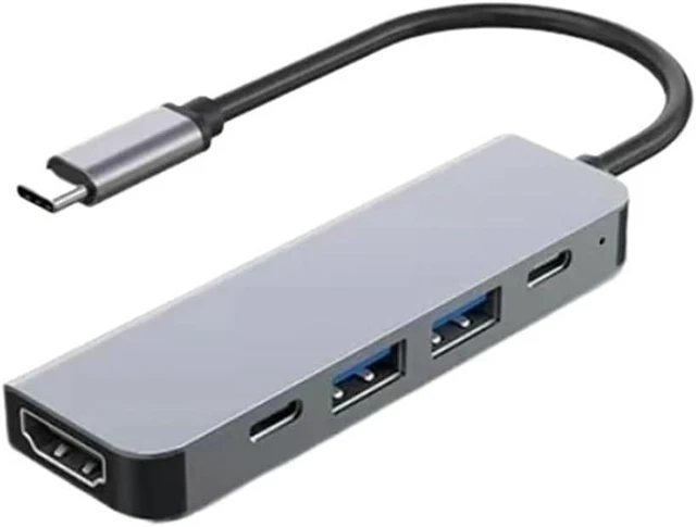 Alt view image 3 of 3 - USB C Hub to 4K HDMI-Compatible 3.0 2. PD Dock(6-in-1)
