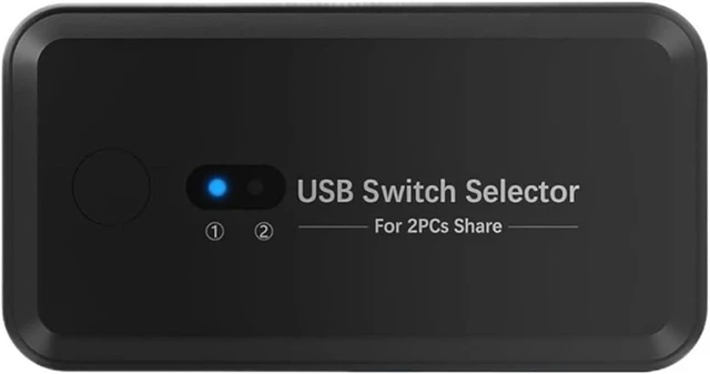 Alt view image 2 of 3 - USB 2.0 3. Switch KVM Switcher Selector KM Hub Docking Station Dock(USB2.0)
