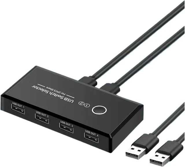 Main image of USB 2.0 3. Switch KVM Switcher Selector KM Hub Docking Station Dock(USB2.0)