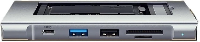 Alt view image 3 of 3 - 8-in-1 USB HUB with Disk Storage Function PD100W Dock Station