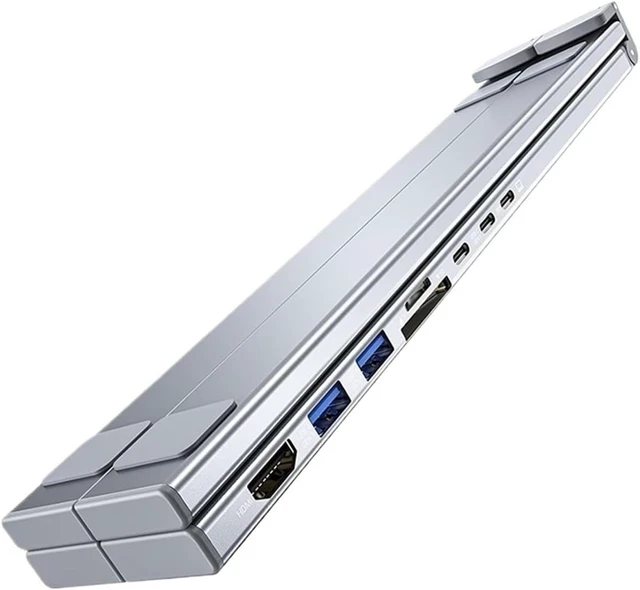 Alt view image 2 of 4 - 8-in-1 USB-C Stand with Docking Station