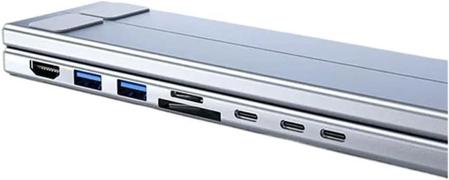 Alt view image 3 of 4 - 8-in-1 USB-C Stand with Docking Station