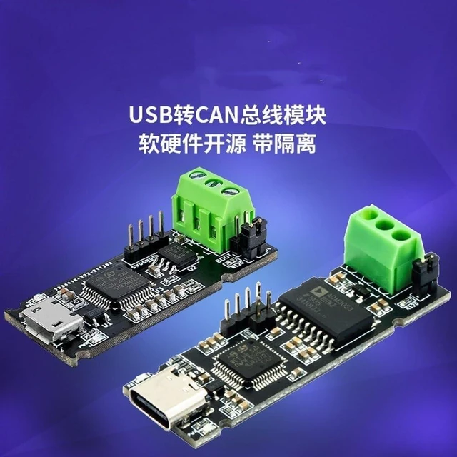 Alt view image 2 of 6 - CANable USB to can Module can Debugging Assistant can Bus Analyzer Isolation(CANable Pro PCAN with Isolation chip)