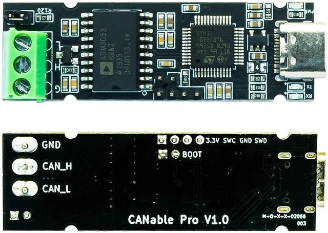 Alt view image 5 of 6 - CANable USB to can Module can Debugging Assistant can Bus Analyzer Isolation(CANable Pro PCAN with Isolation chip)