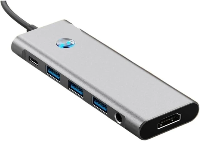Alt view image 2 of 3 - 9-in-1 USB C Docking Station with Screen Off Button HUB