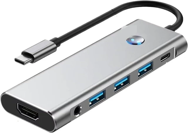 Main image of 9-in-1 USB C Docking Station with Screen Off Button HUB