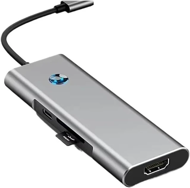 Alt view image 3 of 3 - 9-in-1 USB C Docking Station with Screen Off Button HUB