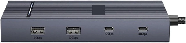 Alt view image 3 of 4 - USB C HUB 10Gbps 4K60Hz HDMI USB3.2 PD100W Splitter(6-in-1 RJ45)