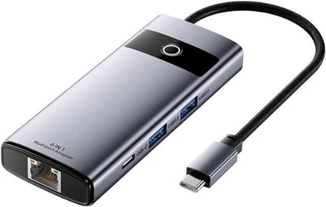 Alt view image 4 of 6 - 8-in-1 USB C Hub Docking Adapter