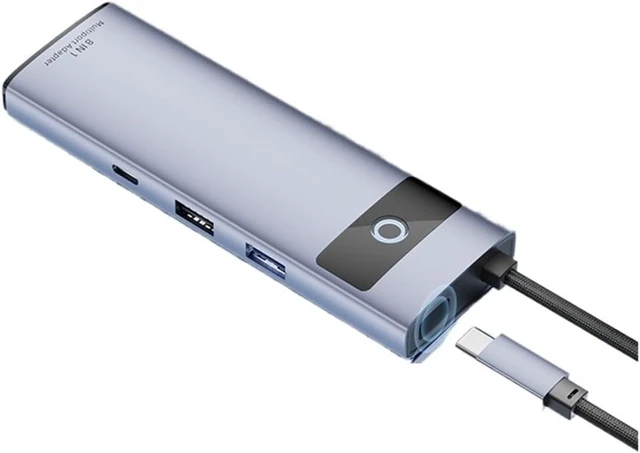 Alt view image 6 of 6 - 8-in-1 USB C Hub Docking Adapter