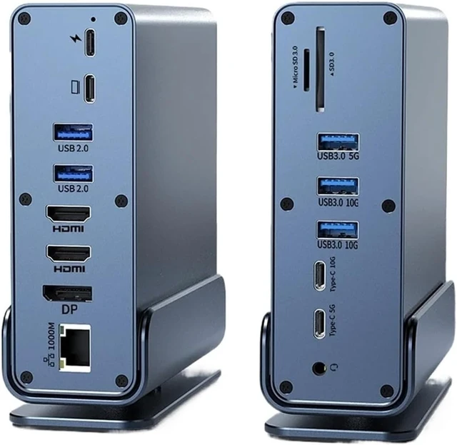 Alt view image 2 of 3 - 15 in 1 USB C Docking Station
