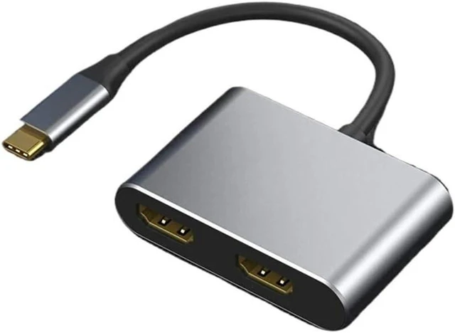 Alt view image 2 of 4 - 2 Port USB C Hub Screen Expansion Docking Station