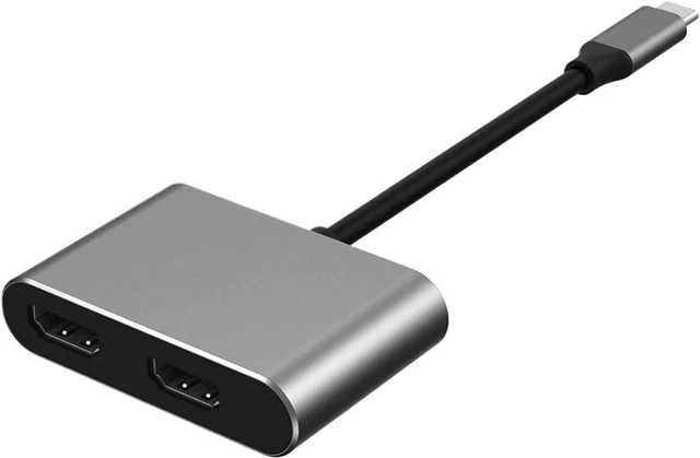 Alt view image 3 of 4 - 2 Port USB C Hub Screen Expansion Docking Station