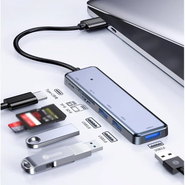 Alt view image 3 of 6 - USB3.0 Hub for Mobile Phone Multi-Function Card Reader