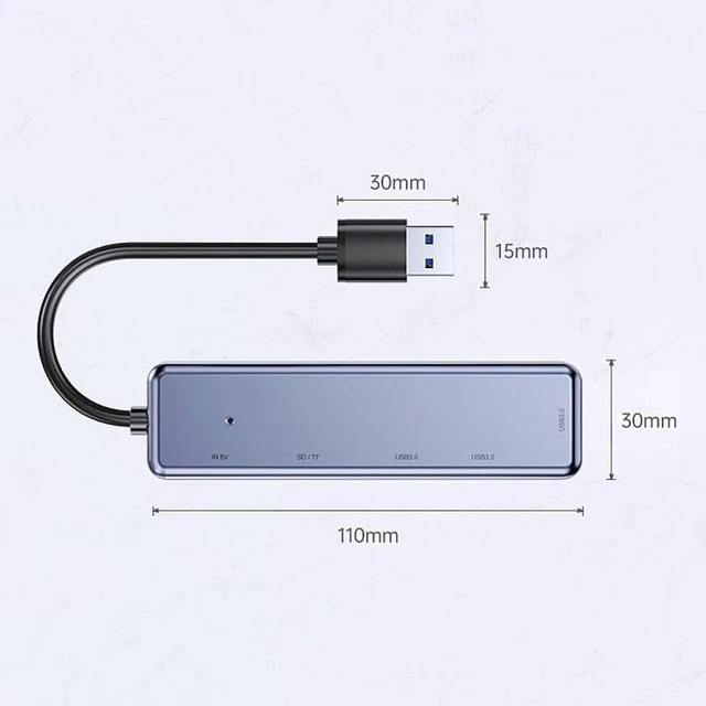 Alt view image 6 of 6 - USB3.0 Hub for Mobile Phone Multi-Function Card Reader