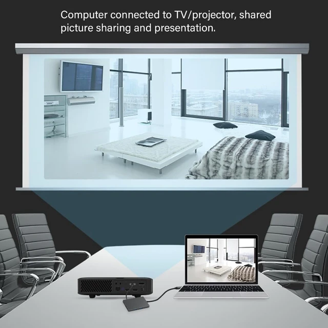 Alt view image 4 of 6 - 6Port USB C Adapter 4K60hz Video Transfer USB 3.0x2 Data Port Card Reader Enhances Connection Fast Charging