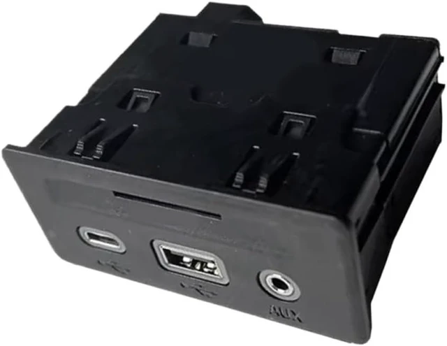 Main image of USB Interface Hub with Aux and USB Type-C Port Compatible with GM Explorer Models Replacing Part Numbers 13529861 and 13526278