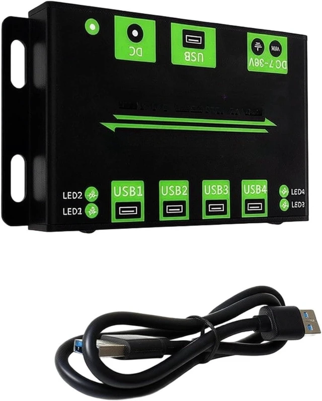 Alt view image 3 of 7 - 4-Port USB 3.2 Hub