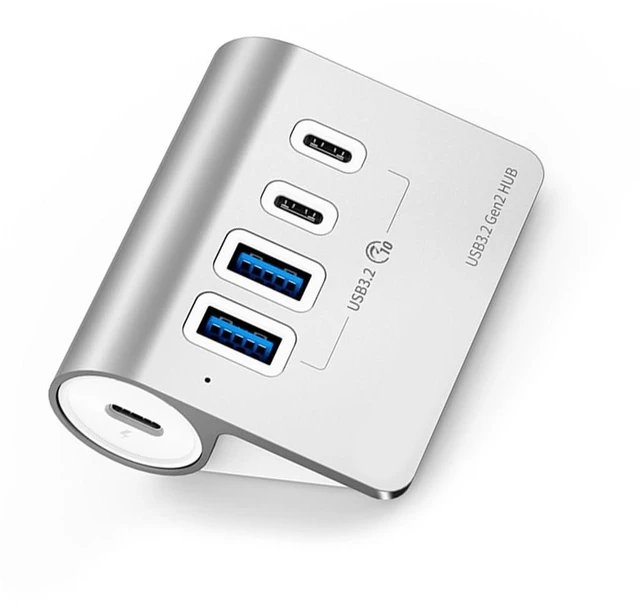 Alt view image 3 of 4 - USB 3.2 Docking Station Hub 10Gbps Splitter Switching Dock 4 Port Type C Gen2