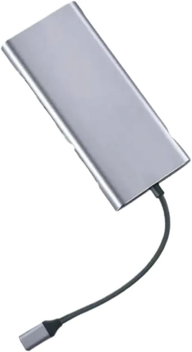 Alt view image 4 of 5 - USB-C Hub 4K 30Hz Type-C to HDTV Compatible USB 3.0 Adapter 10-in-1 Type-C Hub Docking Station PD 87W USB-C Splitter