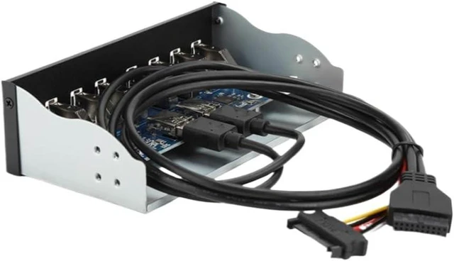 Main image of USB 3.0 Front Panel Hub Adapter 19-Pin 8-Port Optical Drive Extension Compatible with PC Computer Front Panels