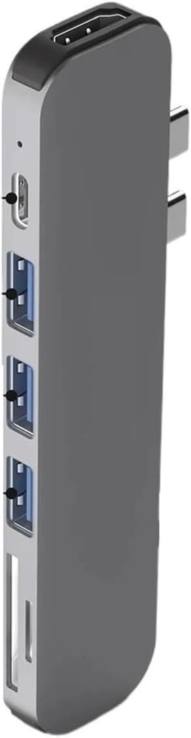 Alt view image 2 of 3 - 7-in-2 Ports USB C Docking Station Ty/pe-C to HDMI Adapter