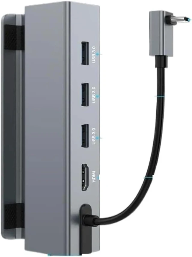 Alt view image 2 of 3 - Docking Station HUB 4K 60Hz HDMI 2.0 Dock with Gigabit Ethernet