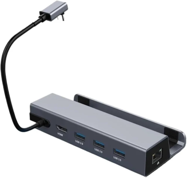 Alt view image 3 of 3 - Docking Station HUB 4K 60Hz HDMI 2.0 Dock with Gigabit Ethernet