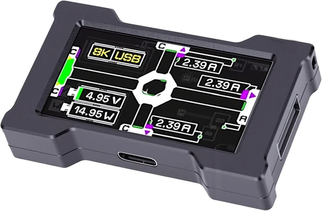 Alt view image 7 of 7 - Yosoo Health Gear USB C Hub Docking Station with Full Color Display and