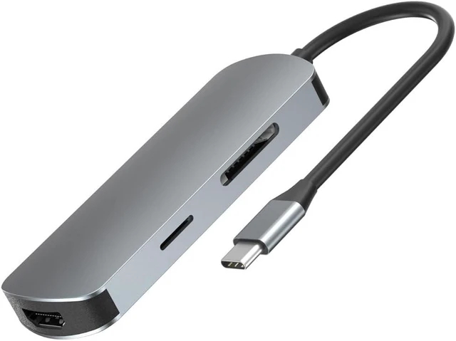 Main image of Seven-in- Multi-Function Docking USB3.0 Splitter Hub USB Expander (D Uniform Size)