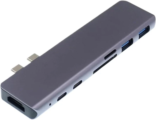 Main image of USB 3.1 Type-C Hub to HDMI Adapter 4K PD 100W USB C Hub 3.0 TF SD Reader Slot PD Compatible with Air Pro M3 M2 M1 Chip