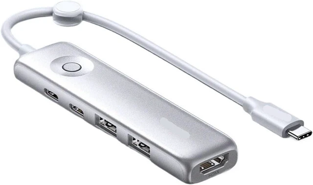 Alt view image 2 of 3 - 5-in-1 USB-C HUB USB3.2 Gen2 T/y/pe-C to