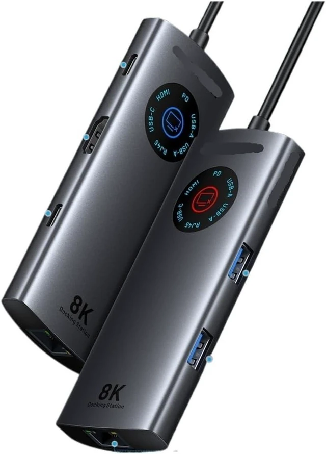Alt view image 3 of 3 - USB C 8K 4K HDMI HUB Display A 3.0 .2 Gen1