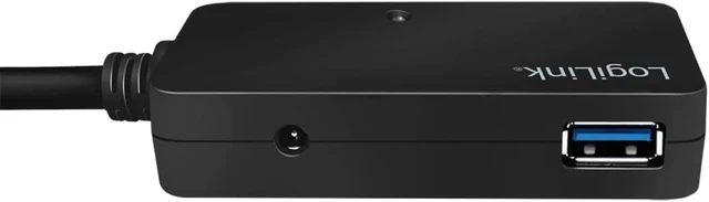 Alt view image 4 of 6 - Logilink Estensore di Linea USB3.0 4 Porte 10m Nero
