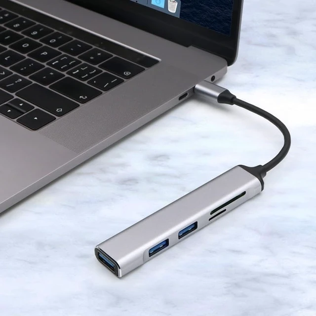 Alt view image 2 of 6 - 3.0USB High Speed TF Card SD Camera Large Card Laptop Hub