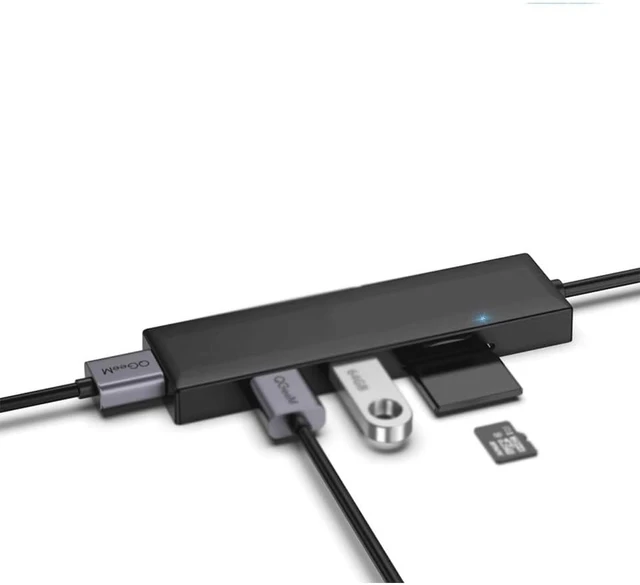 Alt view image 2 of 6 - 3 0 Hub Dock Multi Port Extender Adapter Splitter Card Reader