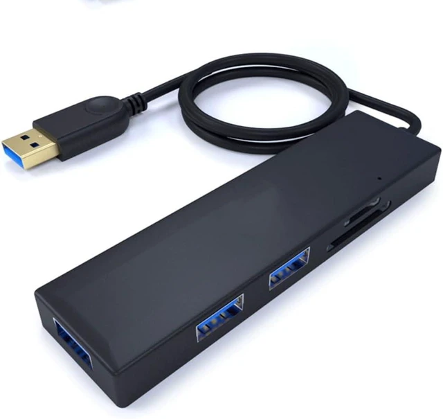 Main image of 3 0 Hub Dock Multi Port Extender Adapter Splitter Card Reader