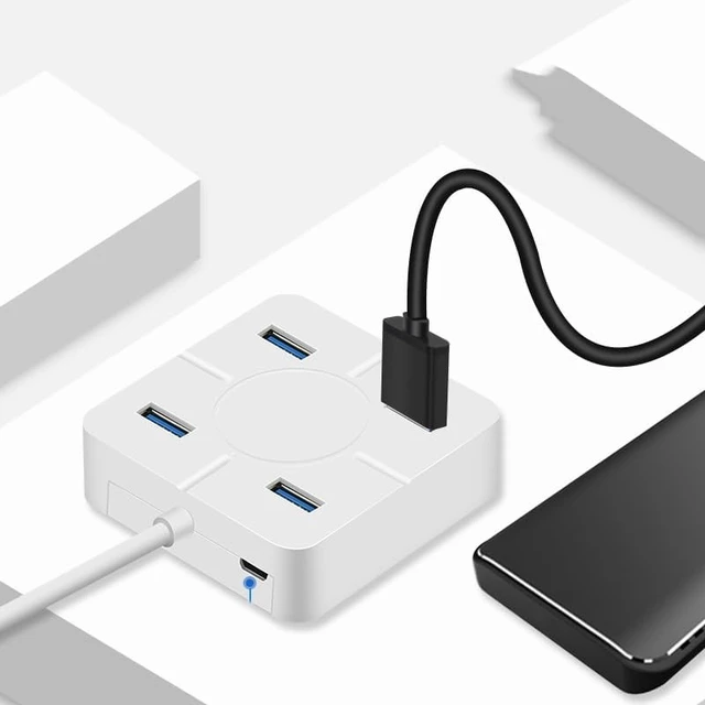 Alt view image 2 of 5 - 3.0HUB Docking Hub 3.0hub Drag Four 1 Laptop USB Splitter (D As Shown)