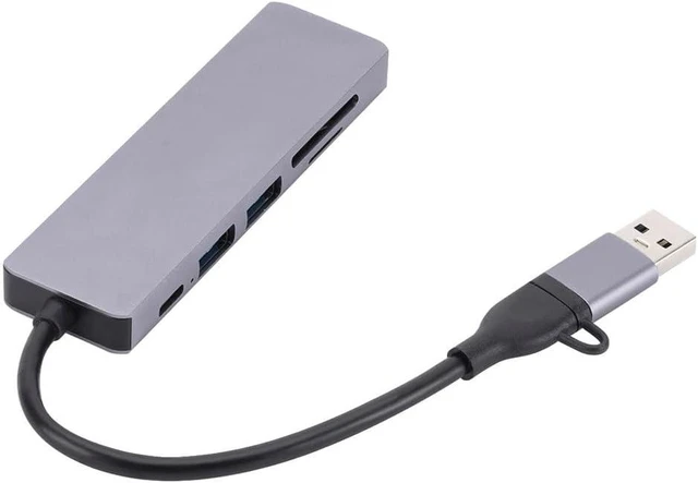 Main image of Hub 3 0 Multifunctional Card Reader 6 in 1 Splitter