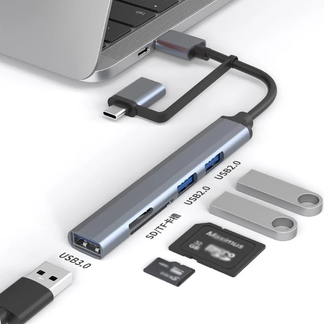 Alt view image 2 of 4 - 3.0usb Extender Hub Multi-Interface Docking Station for Laptops(USB+Type-c4-1)