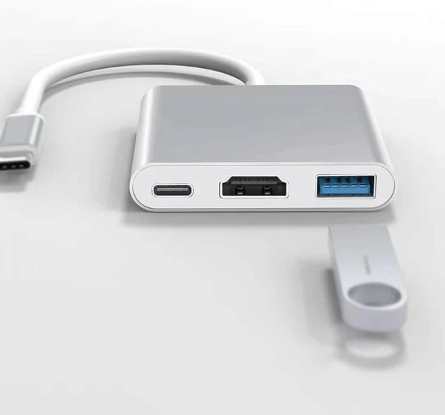 Alt view image 4 of 5 - 4k Projector Three in Expansion Dock Tv Projector Hub