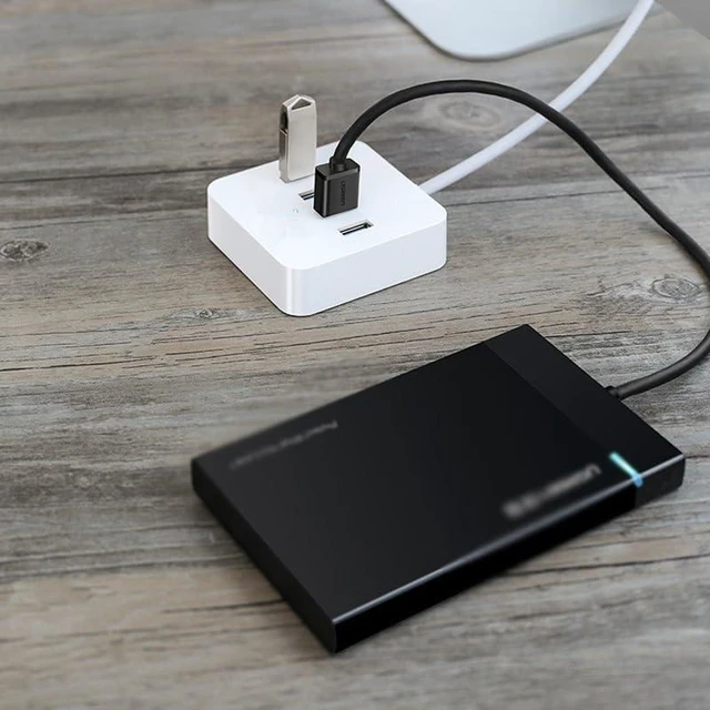 Alt view image 2 of 6 - Hub Computer Splitter High-Speed SSD Multi-Function 4-Port Expander