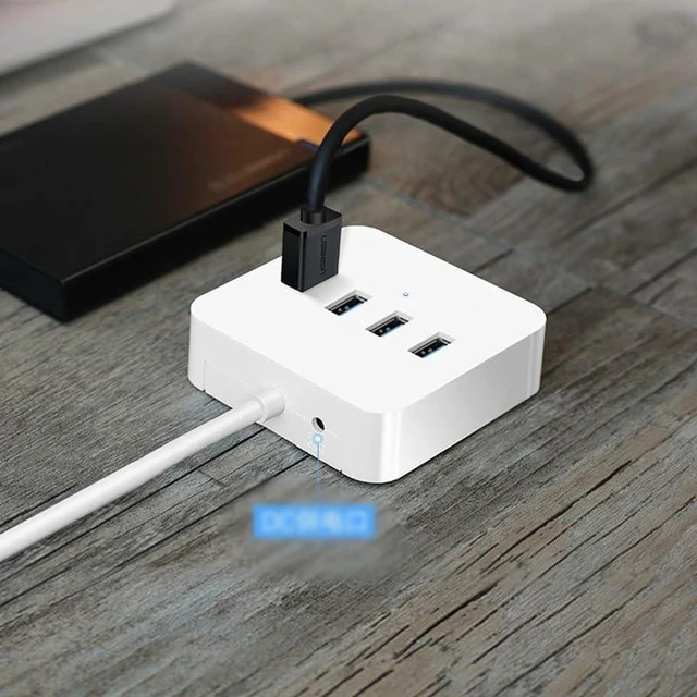 Alt view image 3 of 6 - Hub Computer Splitter High-Speed SSD Multi-Function 4-Port Expander