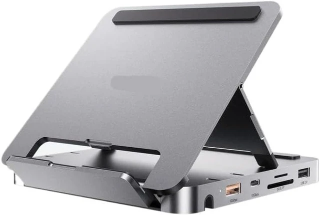 Alt view image 2 of 3 - USB C Hub Compatible with 4K@60Hz HDMI 100W PD SSD Enclosure USB A/C 10Gbps SD/TF Audio