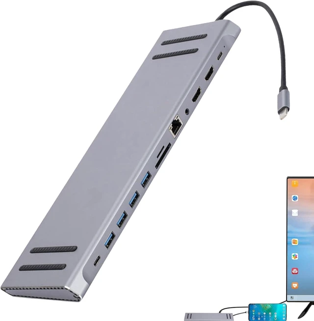 Main image of Computer Hub Docking Station Computer Dock USB Splitter USB C Adapter PC