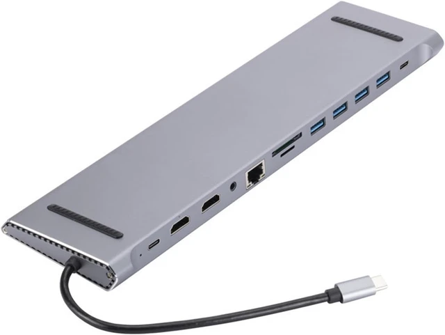 Alt view image 6 of 7 - Computer Hub Docking Station Computer Dock USB Splitter USB C Adapter PC