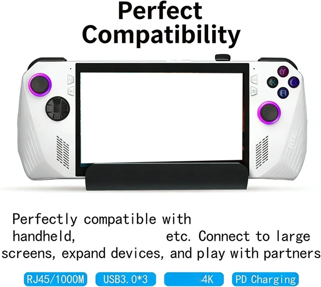 Alt view image 3 of 7 - ordinarYone Type C USB 3 0 Gaming Handheld Docking Station Featuring Various Ports Metal Build For Improved Connectivity