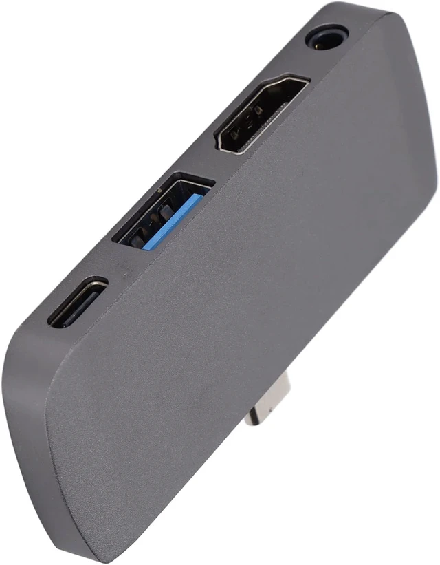 Alt view image 7 of 7 - USB C Docking Station 4 in 1 Hub A, USB C Dock for HD TVs, Fast Charging 60W PD and 5Gbps Data Transfer, Supports 4K HD Output with Aluminum y for T